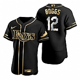 Rays 12 Wade Boggs Black Gold 2020 Nike Flexbase Jersey Dzhi,baseball caps,new era cap wholesale,wholesale hats